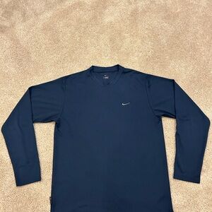 Nike Dri-FIT Deep Blue Crew Neck Shirt